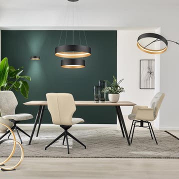LED Vloerlamp - Musterring Loop - 1 Lichtpunt van 30 Watt -, Huis en Inrichting, Ophalen of Verzenden, Nieuw, Metaal