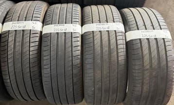 4x 225-50-18 Michelin Zomer 4x 4.5mm €50 Per Band 225 50 18, Ophalen, 18 inch, Gebruikt, Band(en)