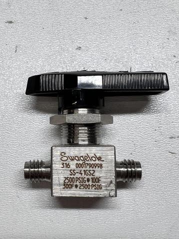 Swagelok SS-41GS2 2-Way ball valve 1/8 inch Tube Fitting..., Doe-het-zelf en Verbouw, Verzenden, Nieuw