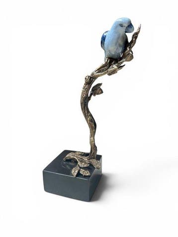 sculptuur, Inséparable - 27 cm - Marmer, Brons, Porselein, Antiek en Kunst