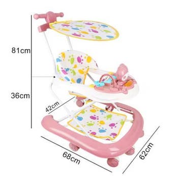 Opvouwbaar Baby Loopstoeltje met Speelcentrum en Wielen, Kinderen en Baby's, Kinderkamer | Commodes en Kasten, Verzenden, Nieuw