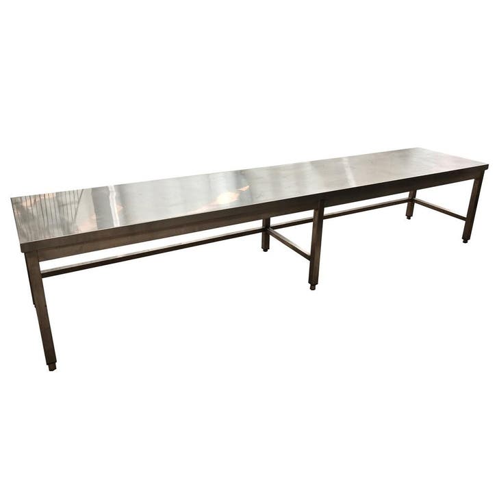 RVS Werktafel 2900x600x580 mm, gebruikt, Zakelijke goederen, Kantoor en Winkelinrichting | Magazijn, Stelling en Opslag, Ophalen of Verzenden