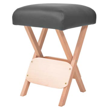vidaXL Massagekruk met 12 cm dikke zitting inklapbaar zwart, Sport en Fitness, Massageproducten, Verzenden, Nieuw