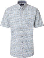 CASAMODA Korte Mouwen Overhemd Dots Blauw maat 6XL Heren, Kleding | Heren, Overhemden, Verzenden, Nieuw, Groen, CASAMODA