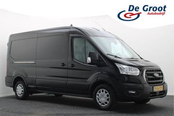 Ford Transit L3H2 | Financial Lease voor 308 p/mnd, Gebruikt, Euro 6, Overige carrosserieën, Zwart