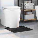 vidaXL Antislip Badmat met Toilet Cut Donkergrijs 50 x 50 cm, Huis en Inrichting, Badkamer | Badtextiel en Accessoires, Verzenden