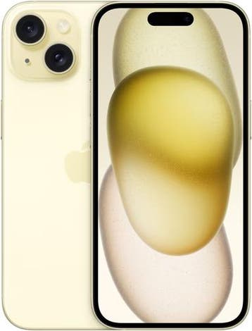 Apple iPhone 15 (model 2023) 256GB geel 6.1 inch (ex demo +, Telecommunicatie, Ophalen of Verzenden, Nieuw
