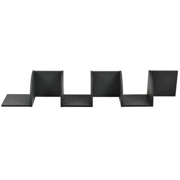 [en.casa]® Design Wandplank - planken - grijs model 1, Huis en Inrichting, Woonaccessoires | Wandplanken en Boekenplanken, Verzenden