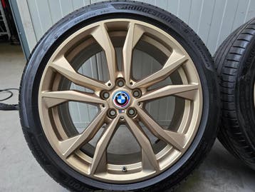 BMW X1 F48 X2 F39 19 inch 715M velgen zomerbanden Gold Brons, 19 inch, Banden en Velgen, Nieuw, Ophalen of Verzenden