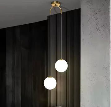 Moderne Glazen Led Hanglamp – Scandinavisch Design Plafondla, Verzenden, Nieuw