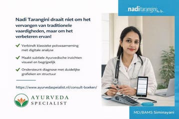 Ayurvedische polsdiagnose met MD Siminayani, Ophalen of Verzenden, Nieuw