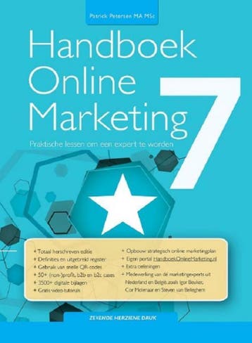 9789082298123 handboek online marketing 7 - Handboek Onli..., Verzenden, Zo goed als nieuw, Patrick Petersen