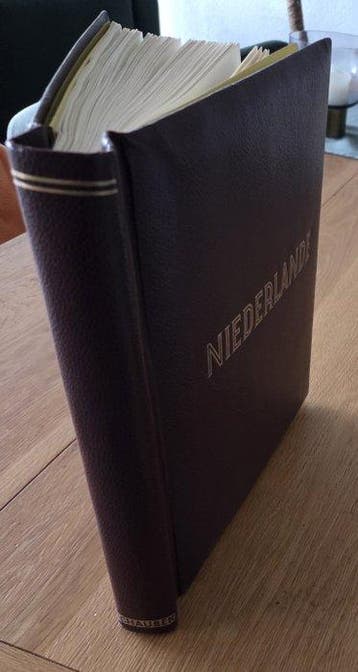 Nederland 1852/1946 - verzameling in Schaubek album met, Postzegels en Munten, Gestempeld