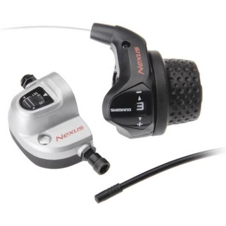 Shimano Revo shifter - 3 versnellingen - Twist-shift - Zw..., Fietsen en Brommers, Fietsonderdelen, Overige typen, Nieuw, Ophalen of Verzenden