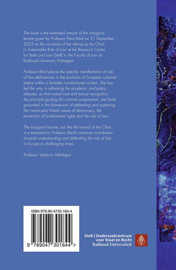 Rule of Law: Sustainability and Mutual Trust in a, Boeken, Verzenden, Gelezen, Petra Bárd