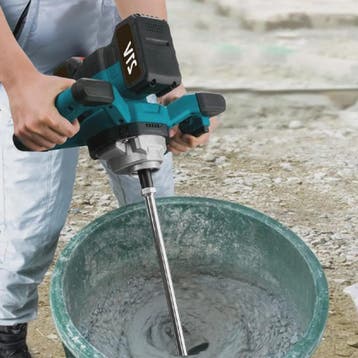 Accu Cementmixer 6-Speed Brushless - Mortel, Gips & Verf Men, Verzenden, Nieuw