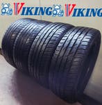 4x 195 55 R16 VIKING 8mm en 5mm €50 P.S GEMONTEERD EN AL, Ophalen, Gebruikt, 16 inch, Band(en)