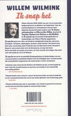 Ik snap het 9789044626384 Willem Wilmink, Boeken, Verzenden, Gelezen, Willem Wilmink