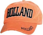 Oranje zonneklep met verstelbare klittenband sluiting achter, Verzenden, Nieuw, Versiering, Oranje of Koningsdag