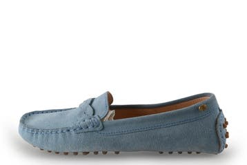 Fred de La Bretoniere Loafers in maat 37 Blauw, Overige typen, Fred de La Bretoniere, Gedragen, Verzenden