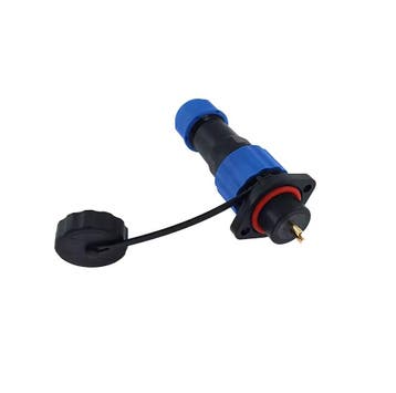 Male + chassis square base - 24V - waterdichte connector - 2, Ophalen of Verzenden, Nieuw, Overige typen