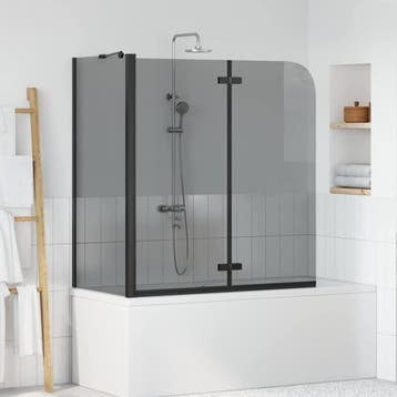 vidaXL Douche Omhulsel Zwart 120 x 68 x 130 cm ESG-glas en, Verzenden, Nieuw