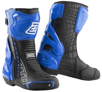 Bogotto Donington Zwart Blauw Motorlaarzen, Laarzen, Nieuw met kaartje, Bogotto, Heren