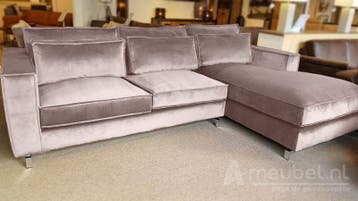 Loungebank Indijk - loungebanken - Zilver, Nieuw, Stof