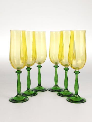 Secoloventesimo - Champagne fluitje (6) - De Gele Bloemen -