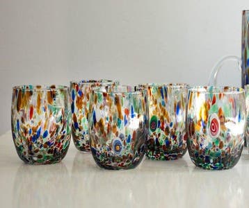 Ribes Atelier - Maryana Iskra - Drinkset (6) - Muranoglas -