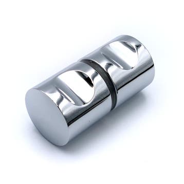 Douchedeurknop 705 rond half 30mm - Chroom, Ophalen of Verzenden, Nieuw