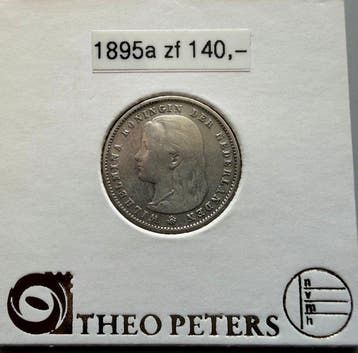 Nederland. Wilhelmina. 25 Cents 1895 (Zonder minimumprijs)