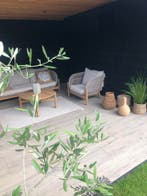 keramische tegels terrastegels houtlook oak 26x180x2 cm, Nieuw, Keramiek, 10 m² of meer, Terrastegels