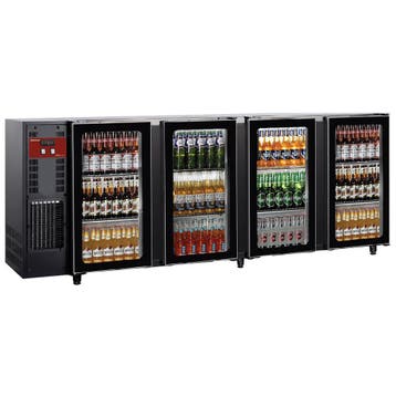 Flessenkoeler 4 glazen deuren, 783 liter, Zakelijke goederen, Horeca | Keukenapparatuur, Verzenden, Nieuw in verpakking, Koelen en Vriezen