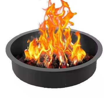 Zware Dikke Koolstofstalen Vuurplaatsring DIY Boven/In Grond, Tuin en Terras, Vuurkorven, Verzenden, Nieuw