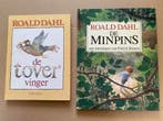 2 Hardcovers Roald Dahl - De Tovervinger / De Minpins, Verzenden, Zo goed als nieuw, Fictie algemeen