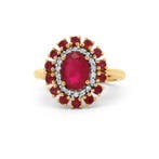 Zonder minimumprijs - Ring Zilver, Verguld - 2.72ct. tw., Nieuw