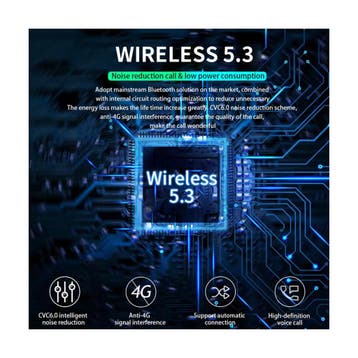 Cyboris draadloze hoofdtelefoon sportzwemmen headset Blue..., Verzenden, Nieuw