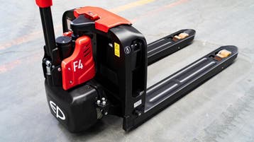 Pompwagen | elektrisch rijden en heffen! | 1500 kg | compact, Verzenden, 1000 tot 2000 kg, EP Equipment, Palletwagen