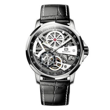 BUGOLINI Carpe Diem - Automatische Horloge - Saffier Watch, Sieraden, Tassen en Uiterlijk, Horloges | Heren, Overige merken, Leer