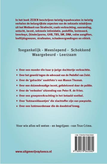 Zeden / Strafprocessen van de eeuw / 2 9789079362080, Verzenden, Gelezen