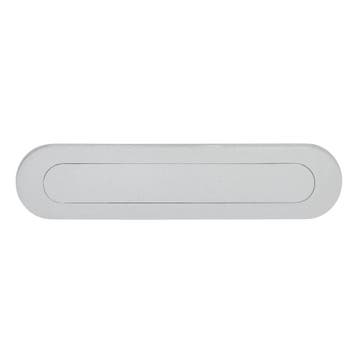 Intersteel Briefplaat ovaal met veer - chroom mat, Verzenden, Nieuw