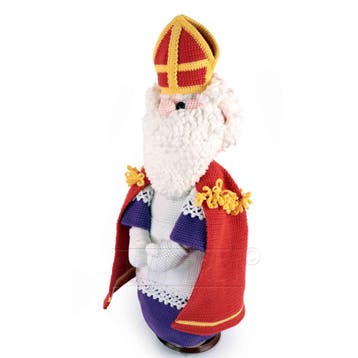 Sinterklaas Haken (74cm hoog) - Haakpret Anja Toonen - Haa, Ophalen of Verzenden, Nieuw