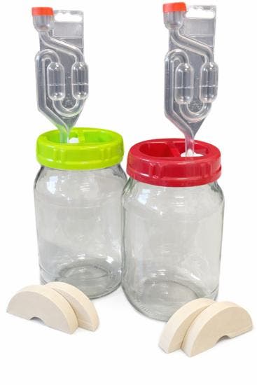 Natuurlijker leven® Fermenteer set LOCO, Huis en Inrichting, Keuken | Keukenbenodigdheden, Nieuw, Verzenden