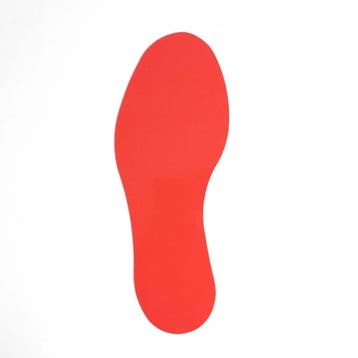 Voetstap  -  Anti slip - Rood - Anti - slip -, Verzenden