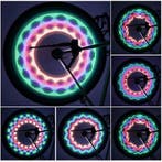 Veilig en zichtbaar op de fiets Spaakverlichting 32 LED, Nieuw