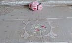 Bedsprei - 265 cm - 250 cm - Antieke bedsprei