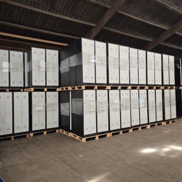 2-deurs lockerkast - 180x62x50 cm, Huis en Inrichting, Ophalen of Verzenden, Nieuw