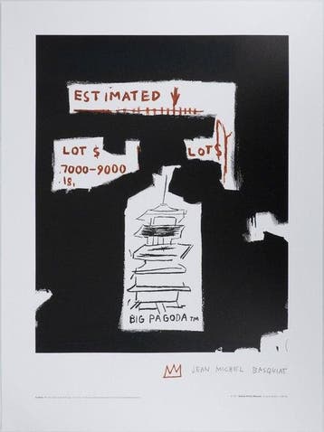 Jean-Michel Basquiat (1960-1988) - La grande pagode de Chine