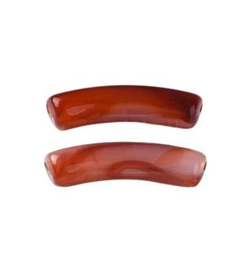 10 x Acryl kralen Imitation Gemstone FireBrick ca. 32x8mm..., Ophalen of Verzenden, Nieuw, Kraal